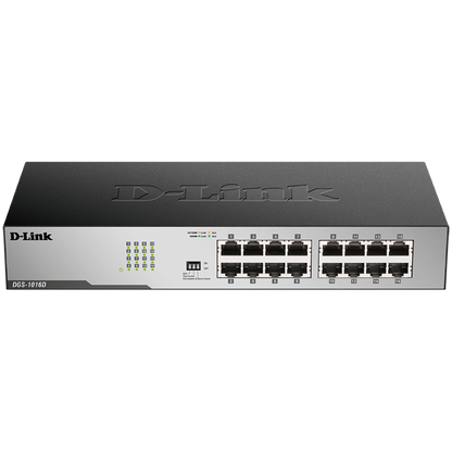 D-Link 16-Port 1000 MBit/s Switch intern schwarz