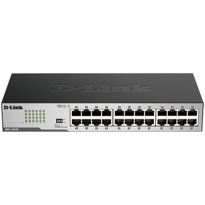 D-Link Switch 24 Ports 1000/100/10 MBit/s Intern Schwarz
