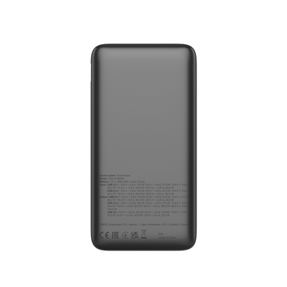 Powerbank für Laptop 25000mAh 140W PD mit Display Canyon PB-240 Graphit