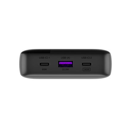 Powerbank für Laptop 25000mAh 140W PD mit Display Canyon PB-240 Graphit