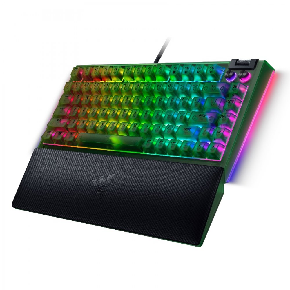 Razer BlackWidow V4 75% Phantom Green, US Layout, Hot-Swap-fähig, RGB