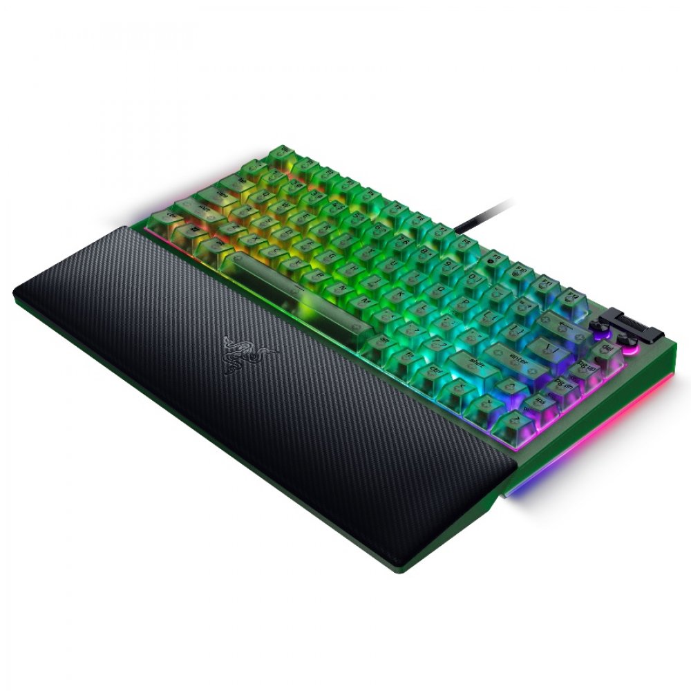 Razer BlackWidow V4 75% Phantom Green, US Layout, Hot-Swap-fähig, RGB