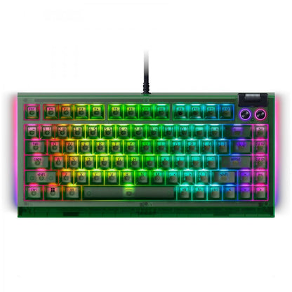 Razer BlackWidow V4 75% Phantom Green, US Layout, Hot-Swap-fähig, RGB