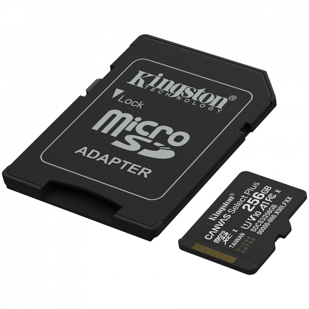 Karta microSDXC Kingston 256 GB 150 MB/s czarna