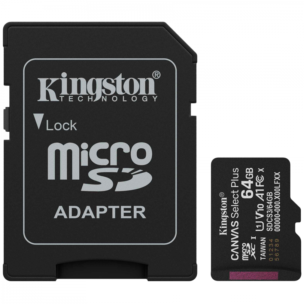 Karta microSDXC Kingston 64 GB Class 10 czarna
