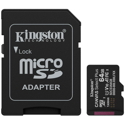 Karta microSDXC Kingston 64 GB Class 10 czarna