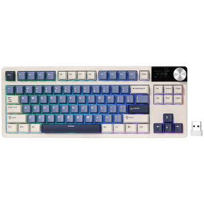 Klawiatura mechaniczna Royal Kludge S85 Cloud Switch niebieska