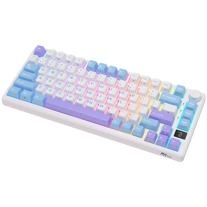 Klawiatura mechaniczna Royal Kludge M75 Brown Switch biała