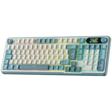 Klawiatura mechaniczna Royal Kludge S98 Brown Switch szara