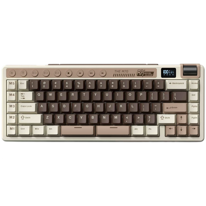 Klawiatura mechaniczna Royal Kludge M70 Cream Switch szara