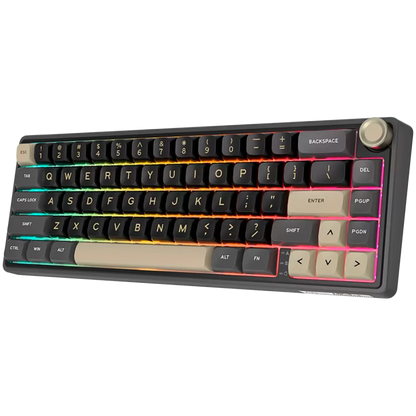 Klawiatura mechaniczna Royal Kludge R65 Chartreuse Switch grafitowa