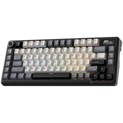 Klawiatura mechaniczna Royal Kludge L75 Beige Switch czarna