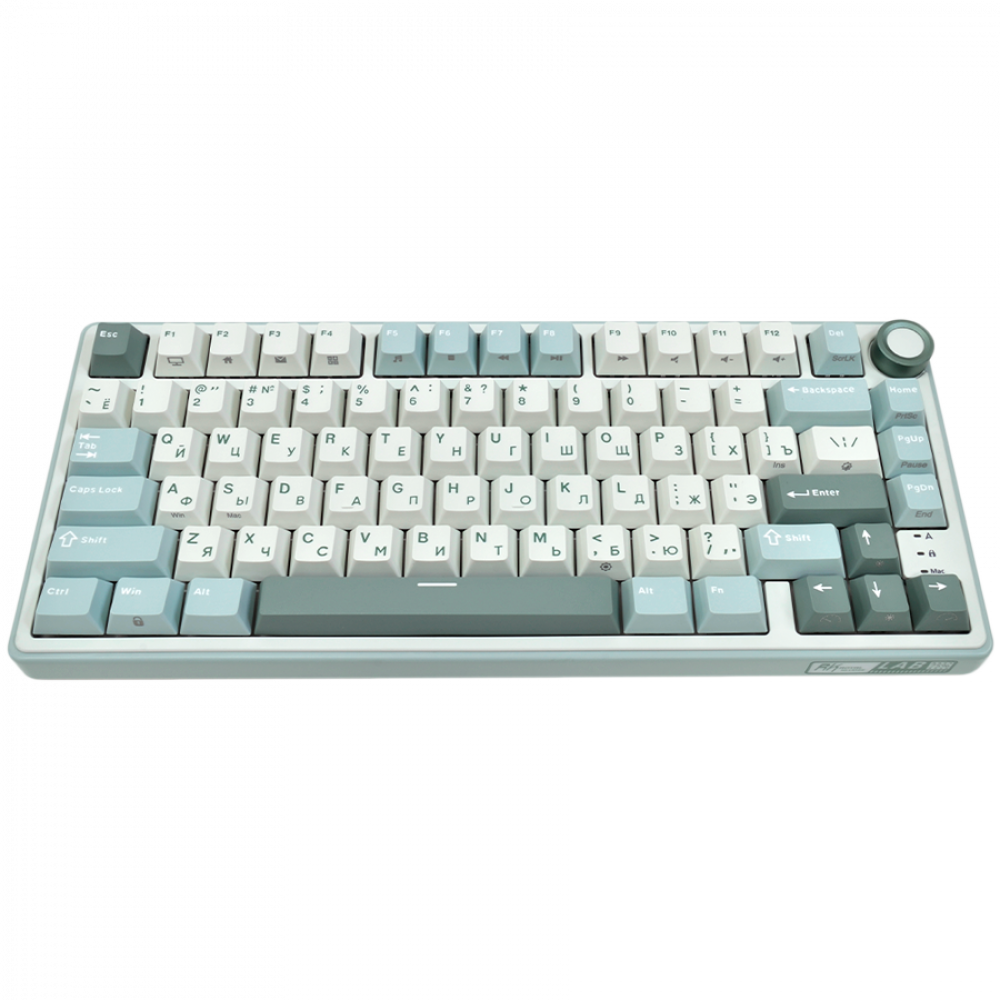 Klawiatura mechaniczna Royal Kludge R75 Brown Switch turkusowa