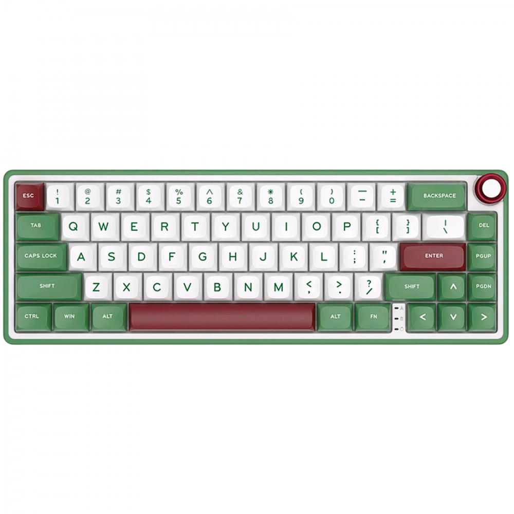 Mechanische Tastatur Royal Kludge R65 Brown Switch grün