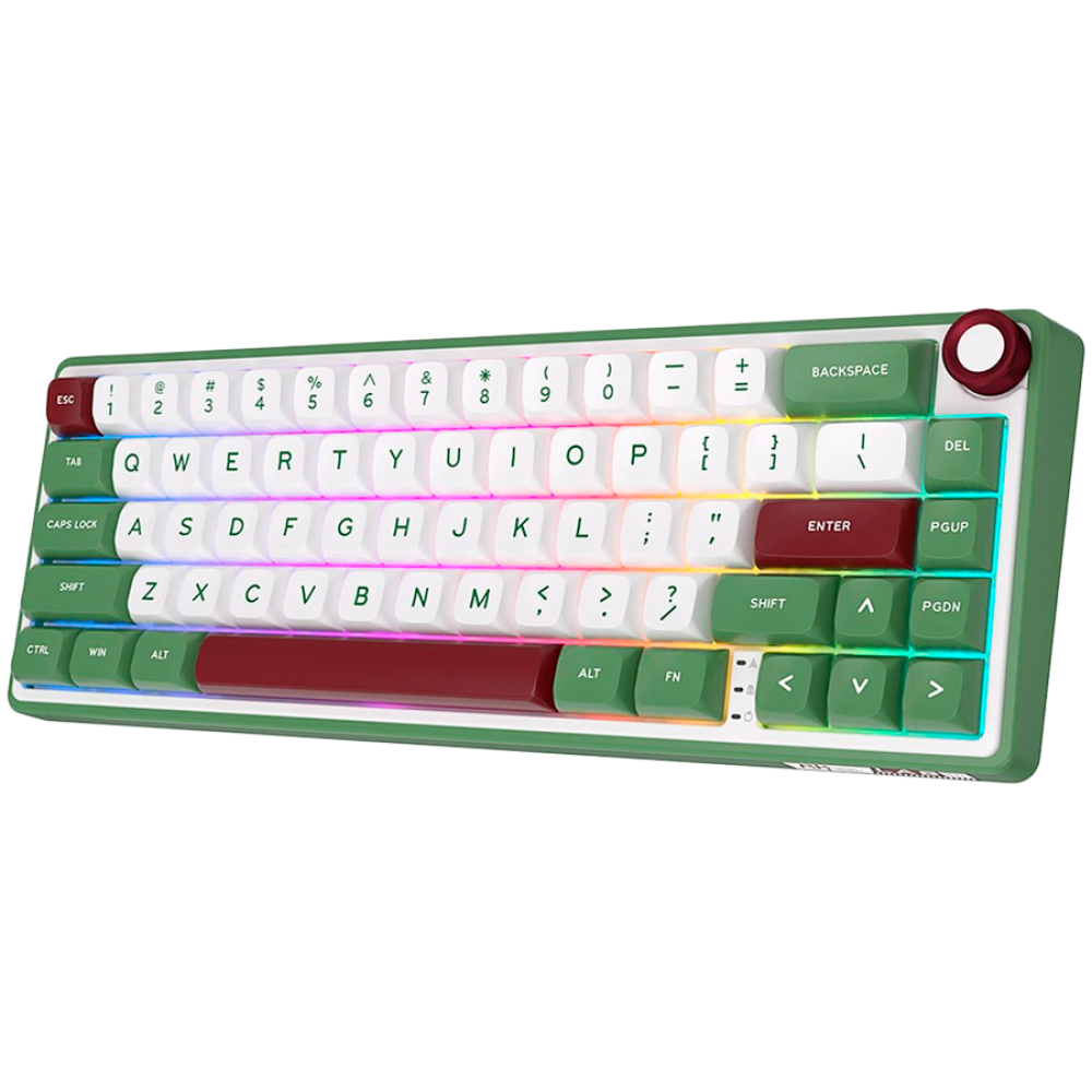 Mechanische Tastatur Royal Kludge R65 Brown Switch grün