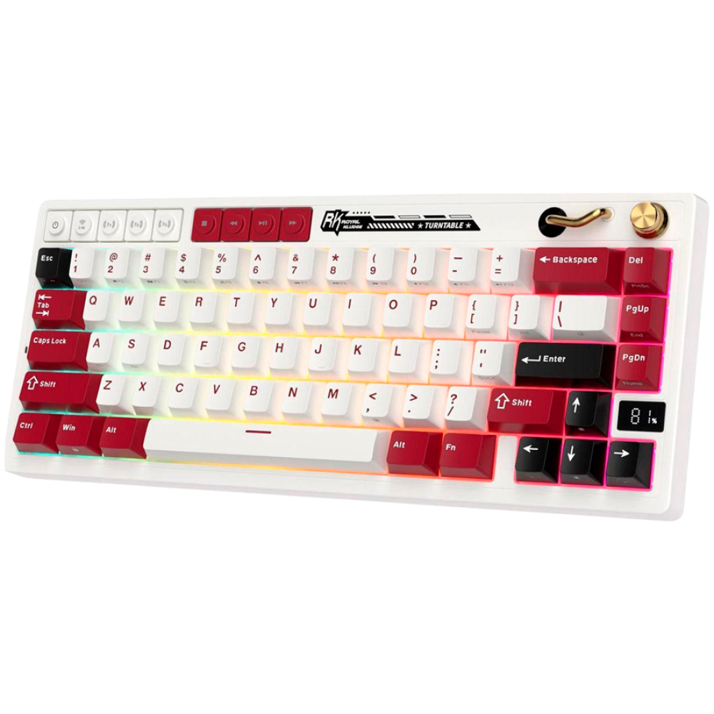 Klawiatura mechaniczna Royal Kludge M65 Beige Switch beżowa