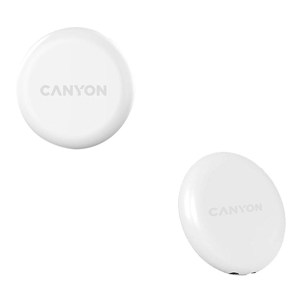 Lokalizator smart tag 4 szt. iOS Canyon OnTag 1 biały