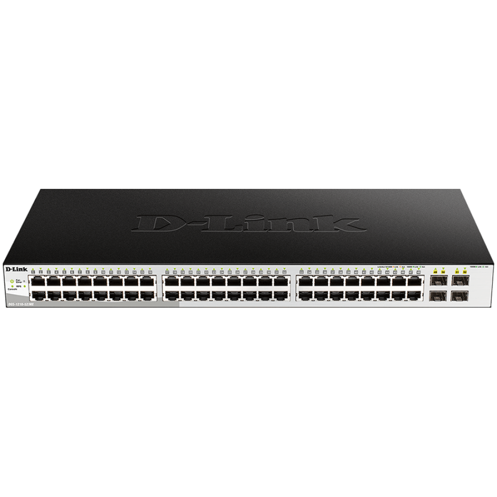 D-LINK Switch 52 Port PoE Gigabit 1000 Mbit/s schwarz