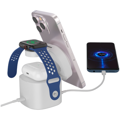 4-in-1 30W Ladestation + 65W USB-C Adapter Canyon OnCharge 405 weiß