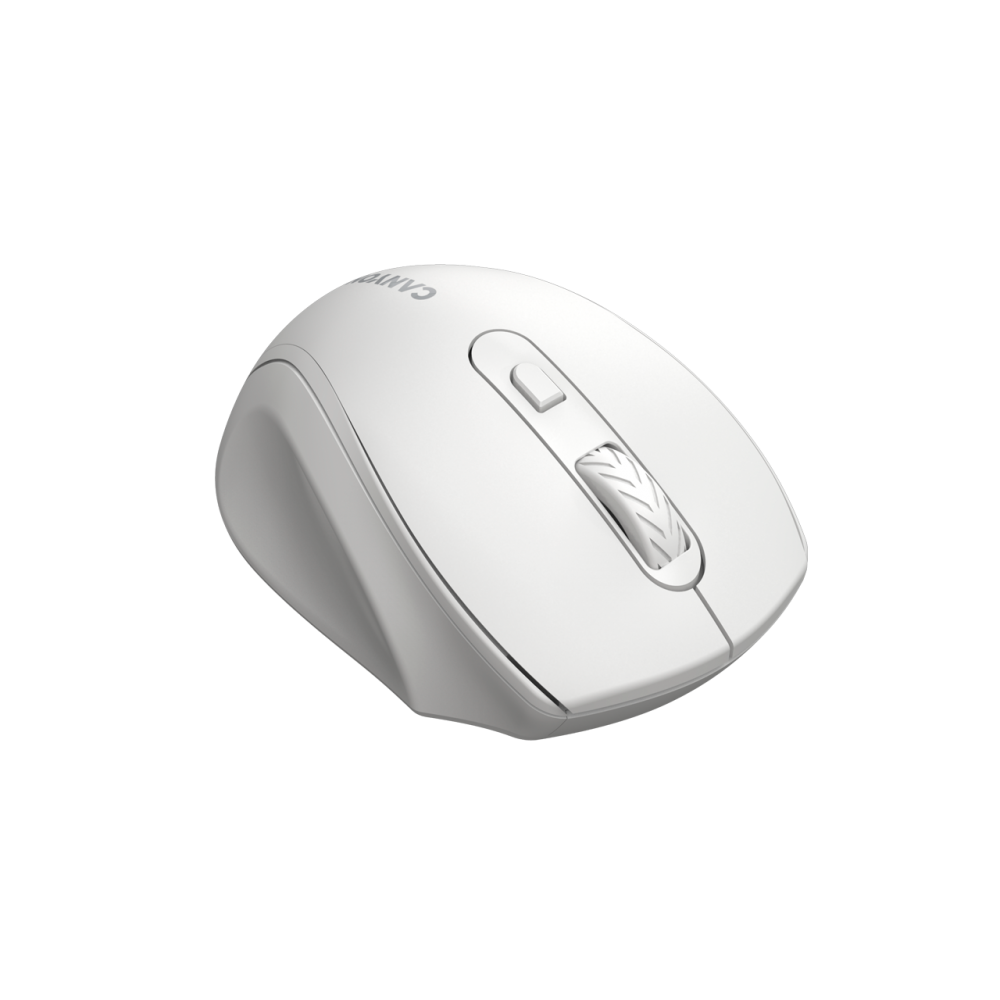 Mysz bezprzewodowa 2.4GHz 1600 DPI Canyon 20 biała