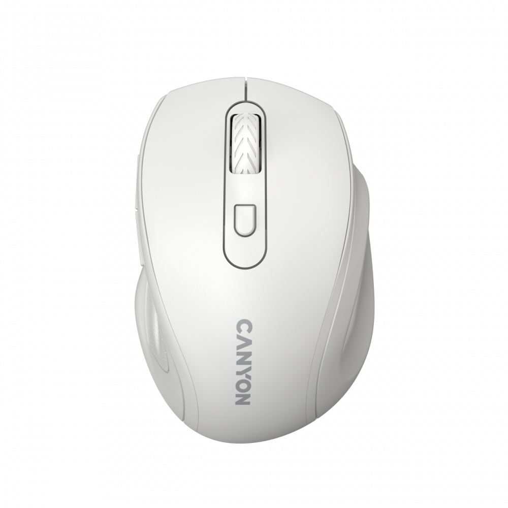 Mysz bezprzewodowa 2.4GHz 1600 DPI Canyon 20 biała