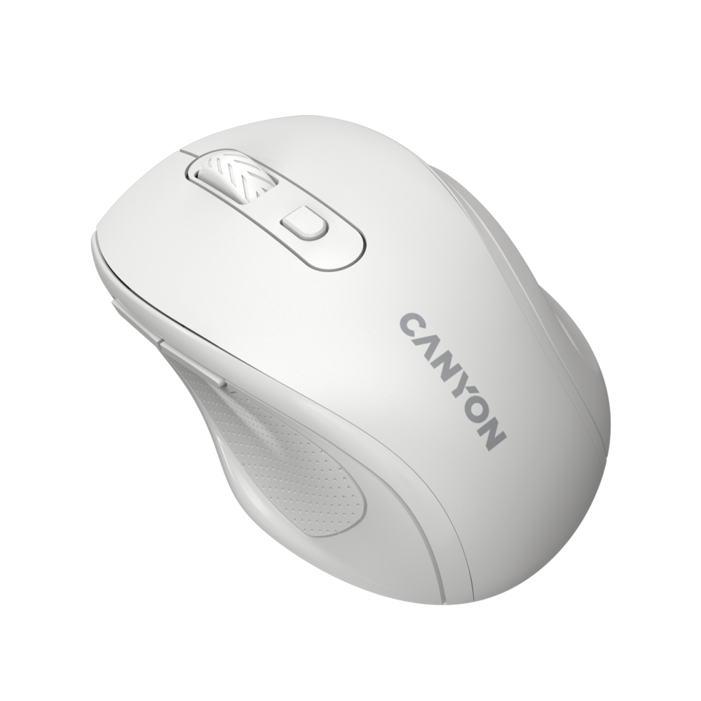 Mysz bezprzewodowa 2.4GHz 1600 DPI Canyon 20 biała