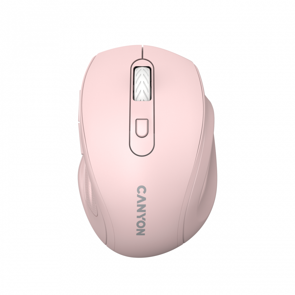 Mysz bezprzewodowa 2.4GHz 1600 DPI Canyon 20 różowa