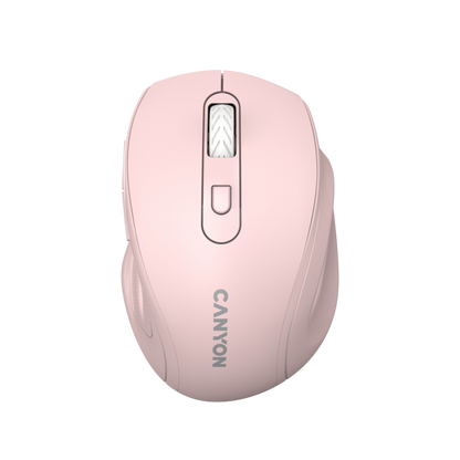 Mysz bezprzewodowa 2.4GHz 1600 DPI Canyon 20 różowa