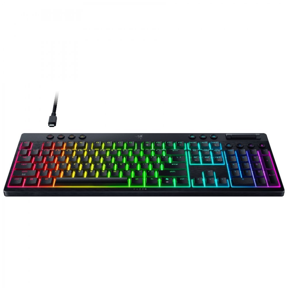 Razer BlackWidow V4 Low Profile HyperSpeed Orange Switch US Gaming-Tastatur