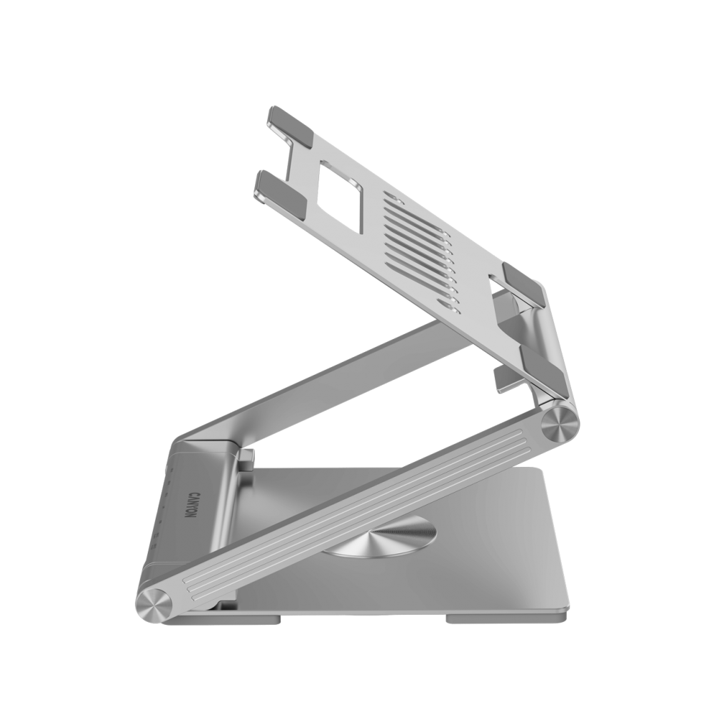 Laptopständer mit USB-C-Hub, HDMI, RJ45, PD Canyon OnStand 2 Grau
