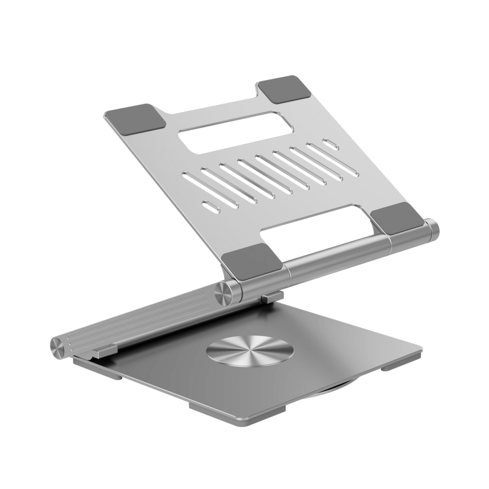 Laptopständer mit USB-C-Hub, HDMI, RJ45, PD Canyon OnStand 2 Grau