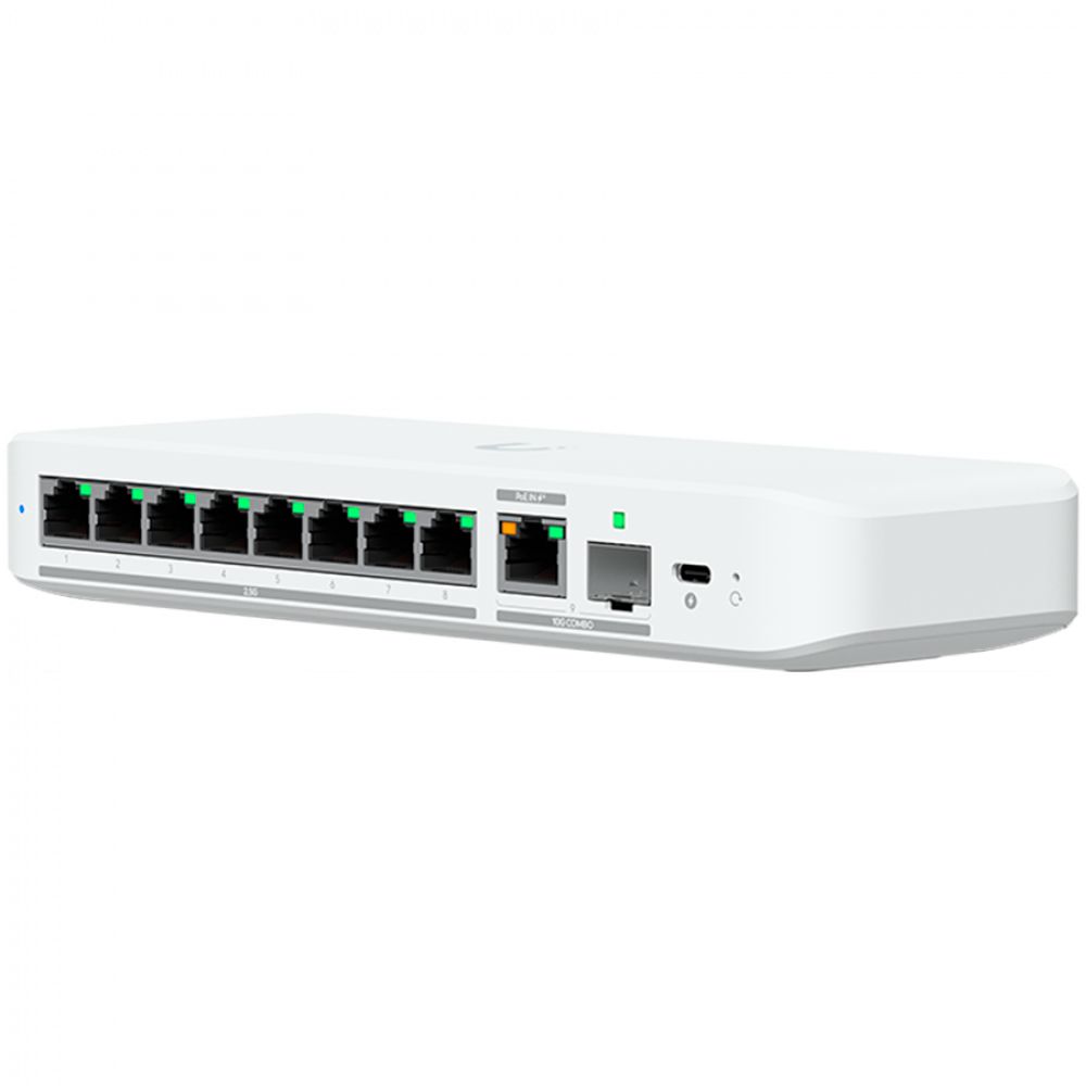 UBIQUITI UniFi Switch Flex, 8 Ports, Outdoor, Weiß