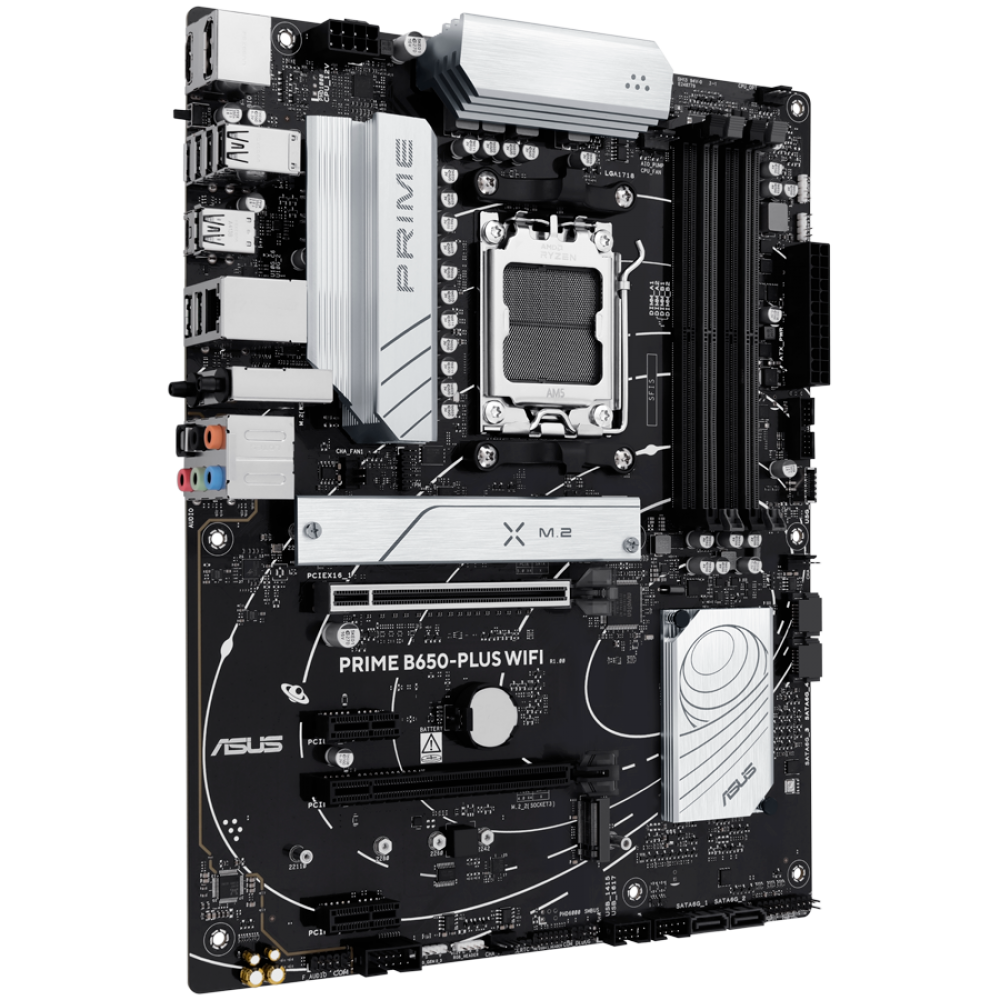 ASUS PRIME B650 PLUS WIFI ATX Motherboard for AMD Ryzen 7000-9000 Processors Black