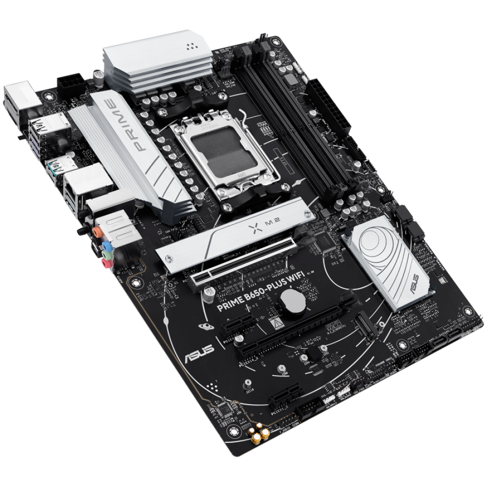 ASUS PRIME B650 PLUS WIFI ATX Motherboard for AMD Ryzen 7000-9000 Processors Black