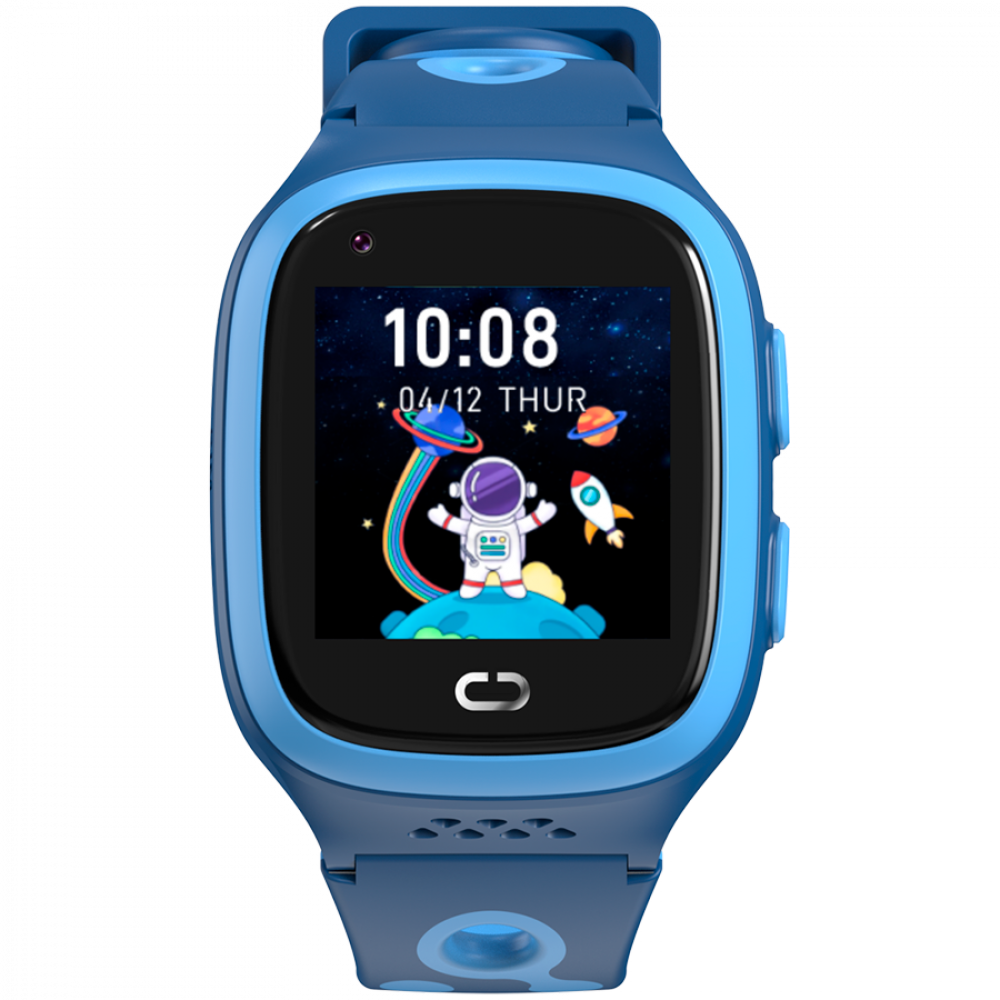 Smartwatch für Kinder 4G eSIM GPS WiFi Canyon ZEFYR KW-49 blau
