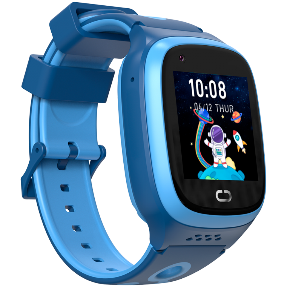 Smartwatch für Kinder 4G eSIM GPS WiFi Canyon ZEFYR KW-49 blau