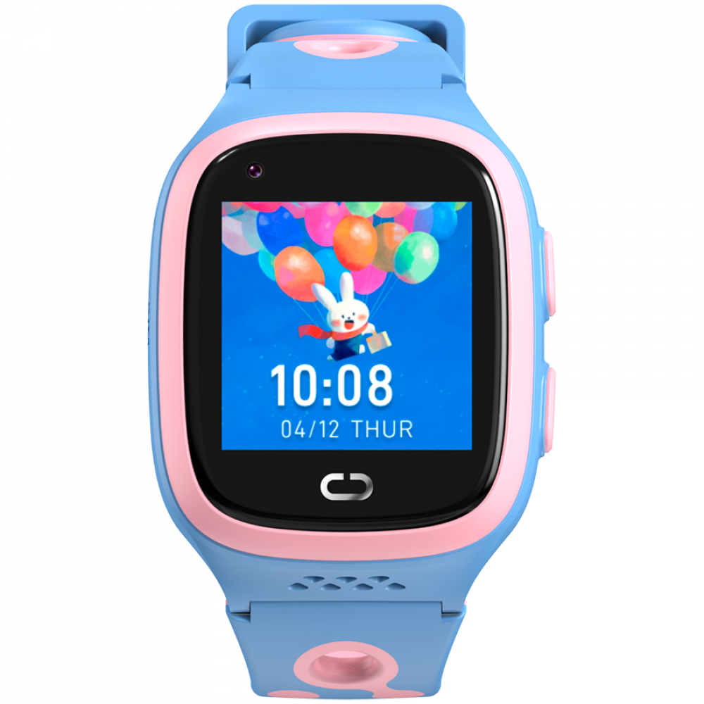 Smartwatch für Kinder 4G eSIM GPS WiFi Canyon ZEFIR KW-49 blau-pink