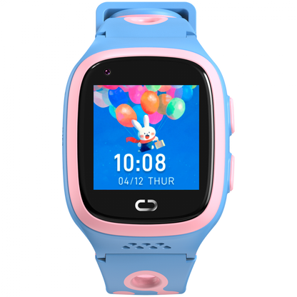 Smartwatch für Kinder 4G eSIM GPS WiFi Canyon ZEFIR KW-49 blau-pink