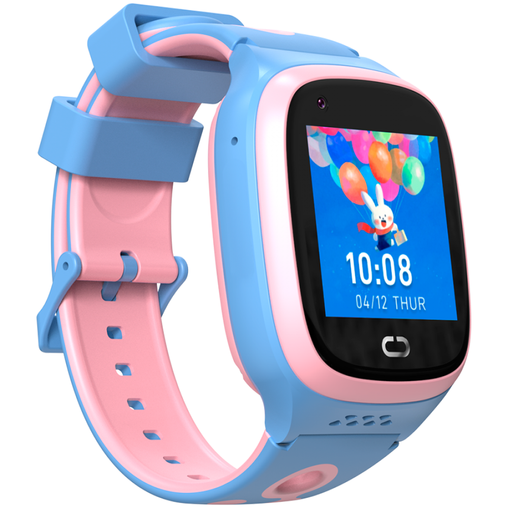 Smartwatch für Kinder 4G eSIM GPS WiFi Canyon ZEFIR KW-49 blau-pink
