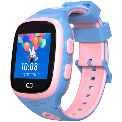 Smartwatch für Kinder 4G eSIM GPS WiFi Canyon ZEFIR KW-49 blau-pink