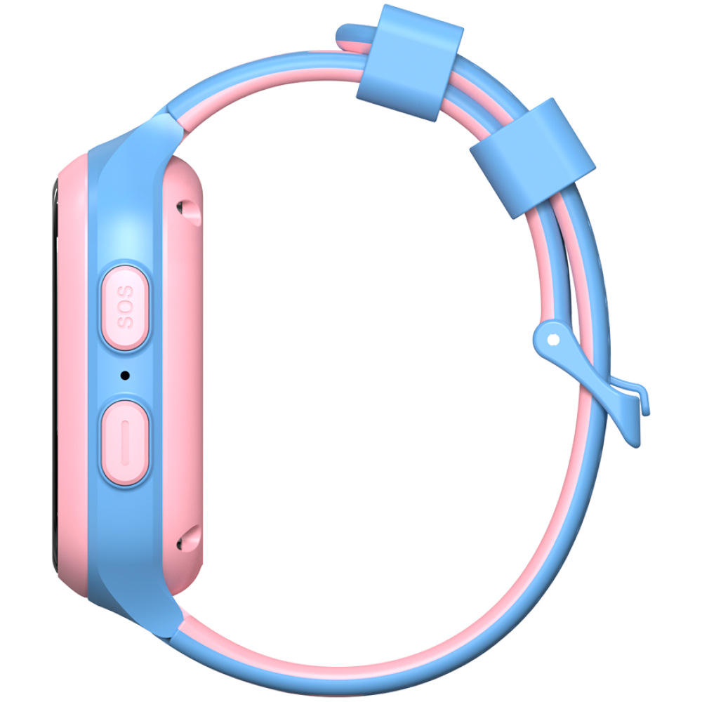 Smartwatch für Kinder 4G eSIM GPS WiFi Canyon ZEFIR KW-49 blau-pink
