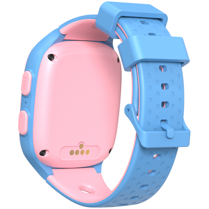 Smartwatch für Kinder 4G eSIM GPS WiFi Canyon ZEFIR KW-49 blau-pink