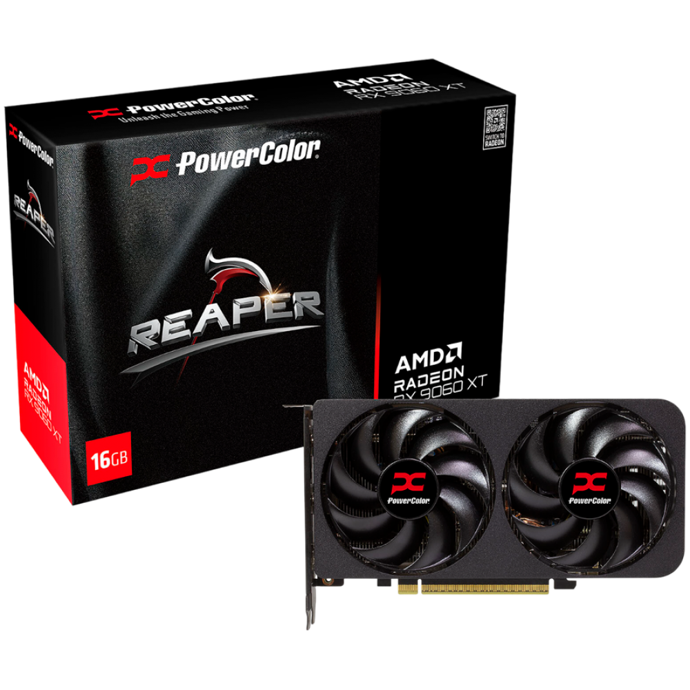 Karta graficzna AMD Radeon RX 9060 XT POWERCOLOR Reaper 16GB GDDR6