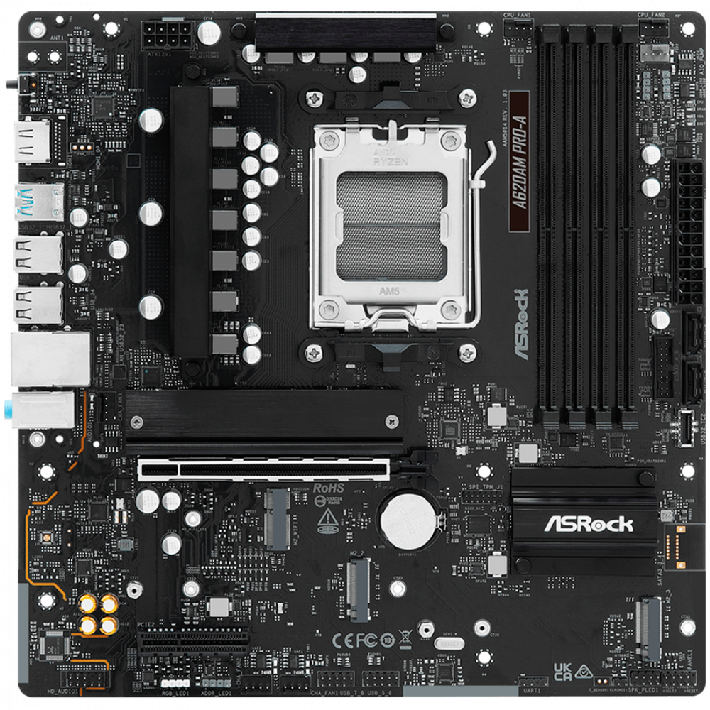 Mainboard ASROCK A620AM PRO A Micro ATX AMD A620 DDR5 8000 MHz