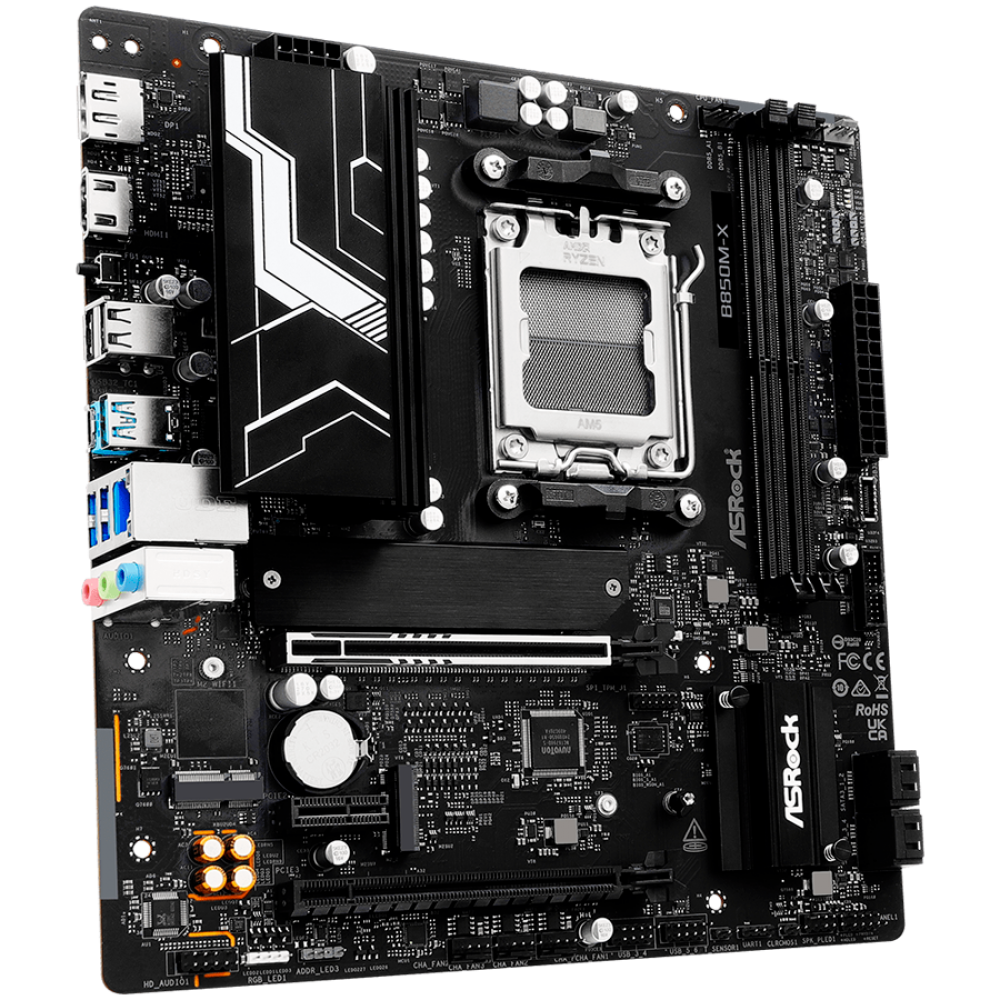 Płyta główna ASROCK B850M X R2.0 Micro ATX do procesorów AMD Ryzen 7000 series DDR5 8200 MHz