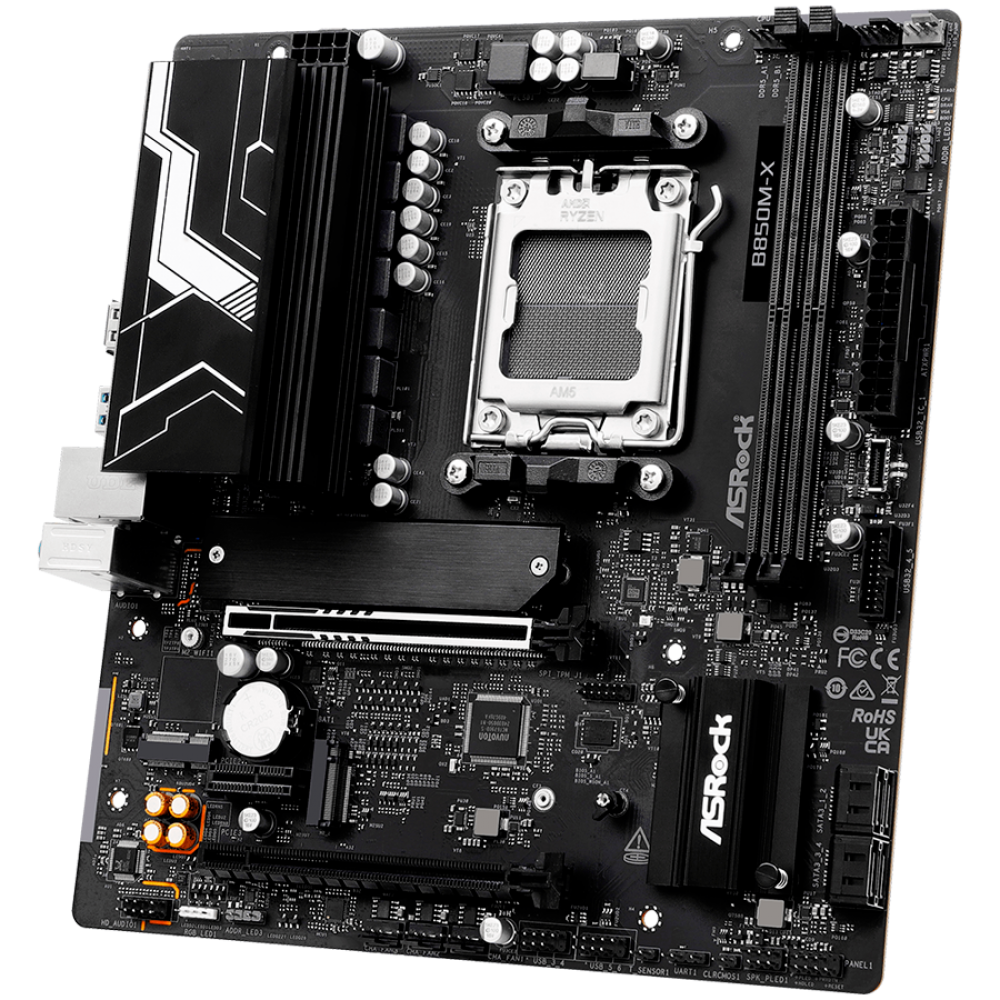 Płyta główna ASROCK B850M X R2.0 Micro ATX do procesorów AMD Ryzen 7000 series DDR5 8200 MHz