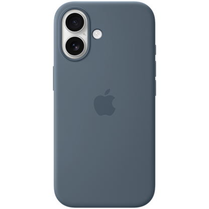 Etui silikonowe MagSafe do iPhone 17 Anchor Blue, Model A3558