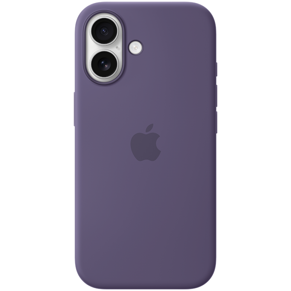 Etui silikonowe MagSafe do iPhone 17, kolor Purple Fog, model A3558