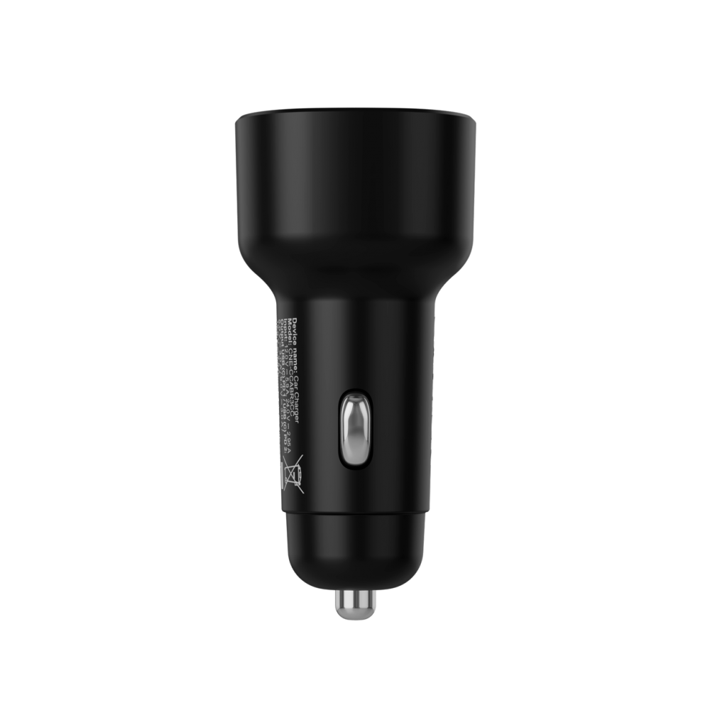 CANYON Ładowarka samochodowa OnDrive 60 PD 60W 2xUSB C czarna
