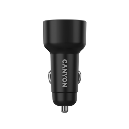 CANYON Ładowarka samochodowa OnDrive 85 PD 85W USB A USB C czarna